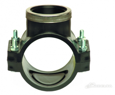 PP 200 x 4" Anbohrschelle mit Verstärkung IG