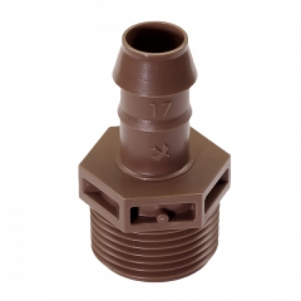 Steckfitting-Kupplung 17 mm X 3/4“ AG für XF DRIPLINE